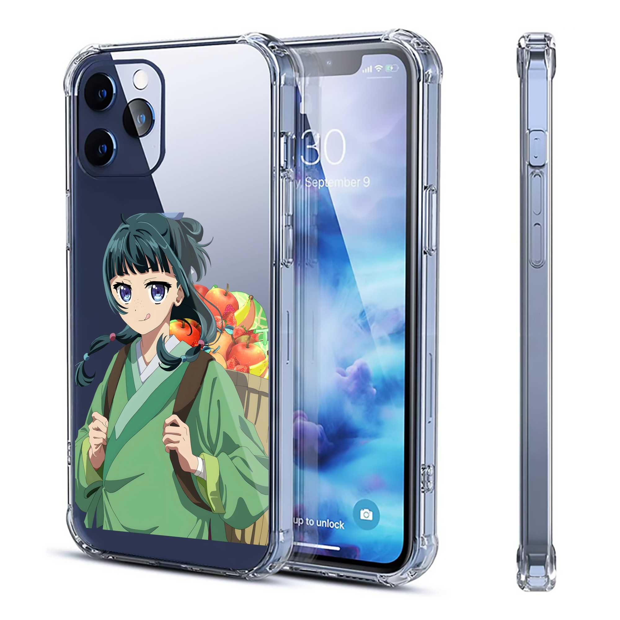 （画像用） 薬屋のひとりごと The Apothecary Diaries 【iPhone 12シリーズ対応】透明スマホケース（クリアソフトケース）